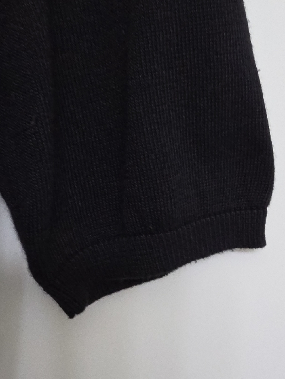 Talbots Black Cropped Open-Front Shrug - Picture 6 of 9